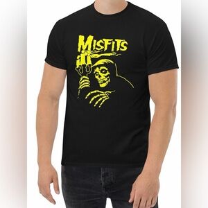 Misfits Crimson Ghost Candelabra Tee • Cyber Punk Horror Core Vibe Small Unisex